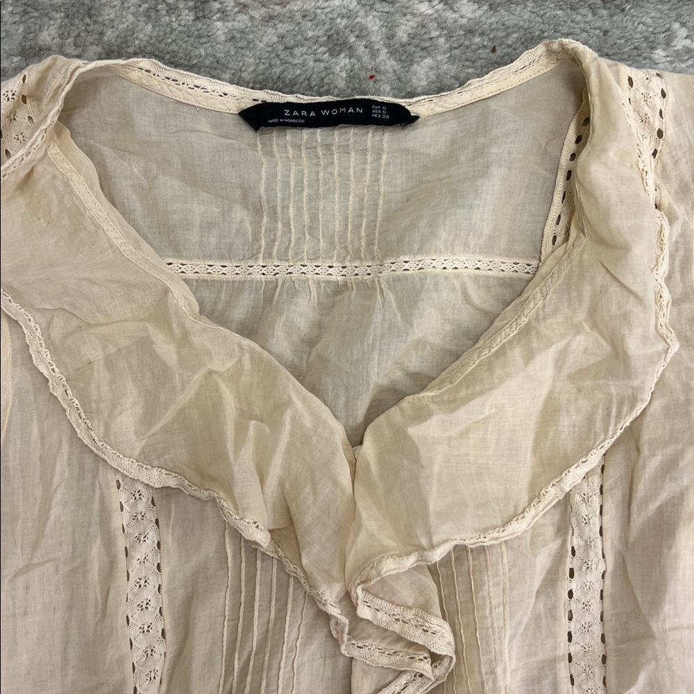Boho Ruffle Blouse - Picture 2 of 5